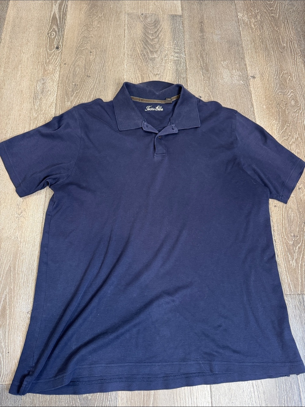 Tasso Elba Men's Navy Short-Sleeve Polo 0790